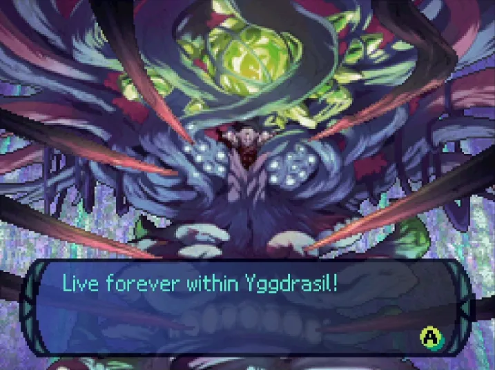 Etreant’s introduction - the dialogue says ‘live forever within Yggdrasil!’